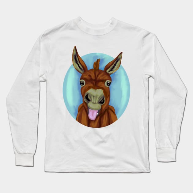 Ugh.. donkey Long Sleeve T-Shirt by Antiope